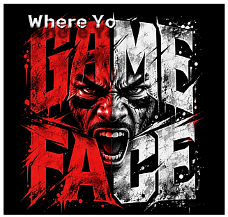 Where Yo Game Face - sticker